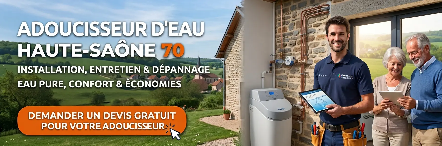 Adoucisseur d'eau en Haute-Saône (70)