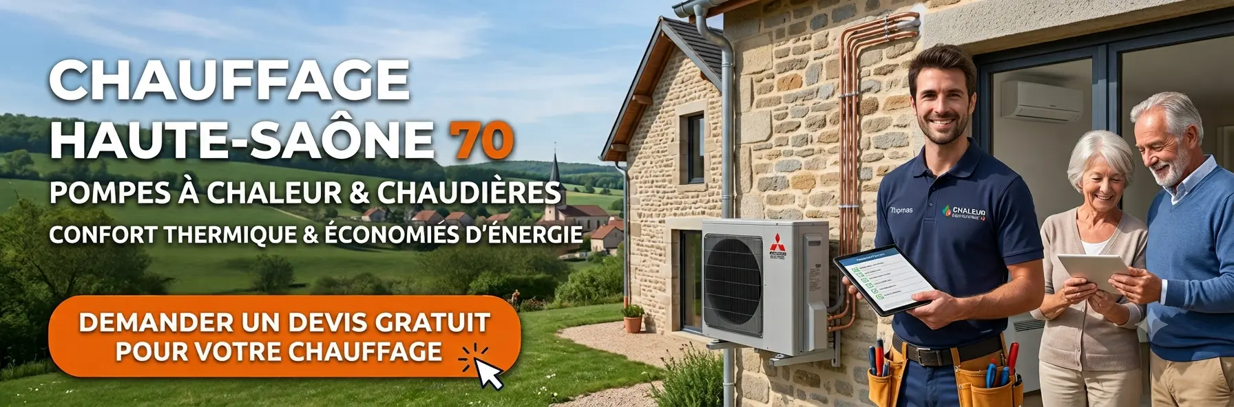 Chauffage en Haute-Saône (70)